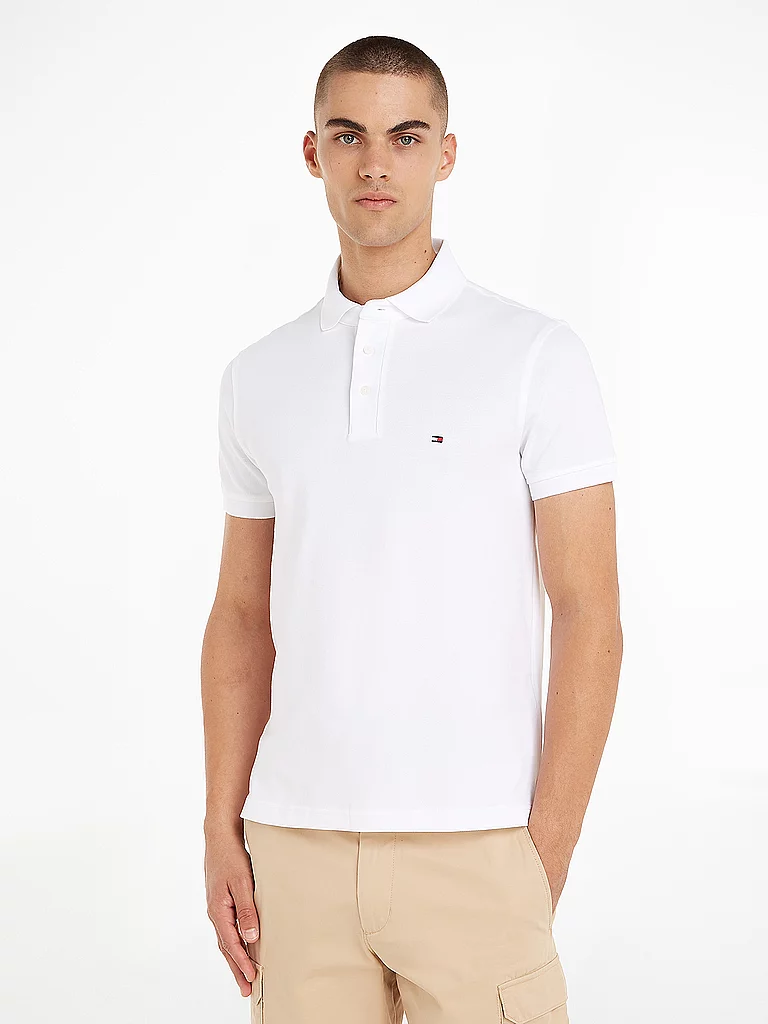 Tommy Hilfiger Polo à Manches Courtes 1985 Slim White 3XL Homme 6